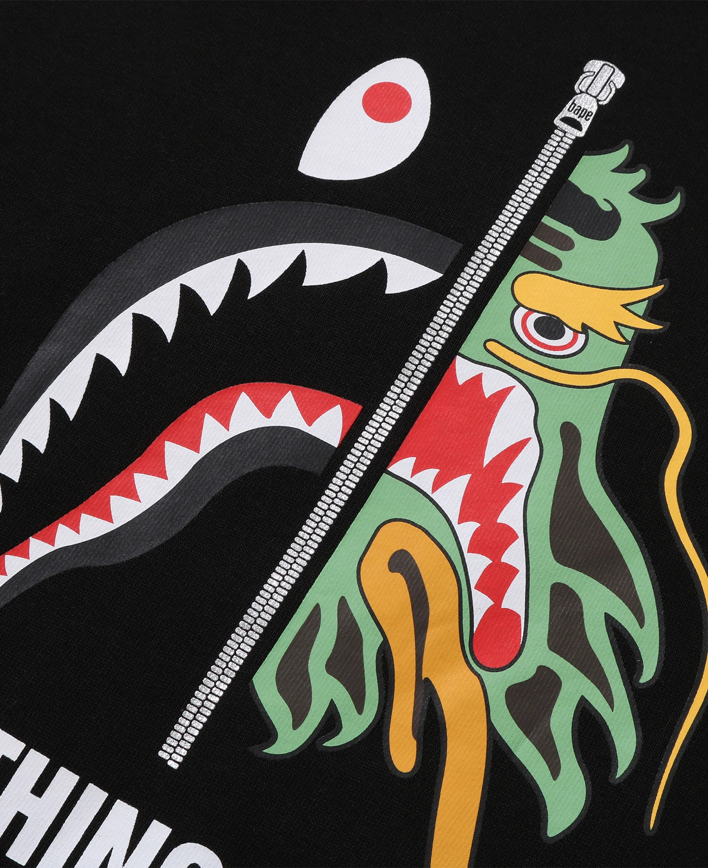 Camo Shark Crewneck (Olive) - Image 4