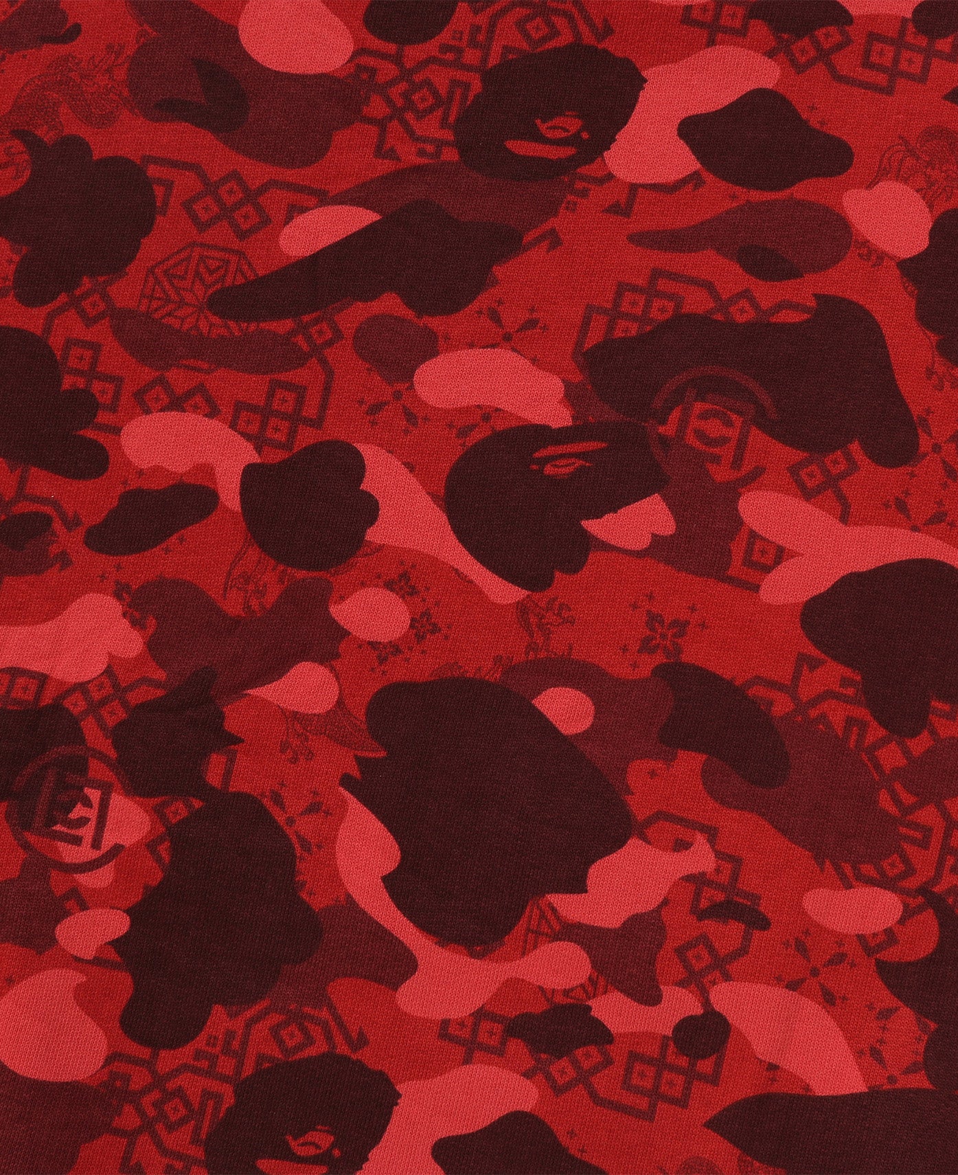 Camo Shark Crewneck (Red) - Image 4