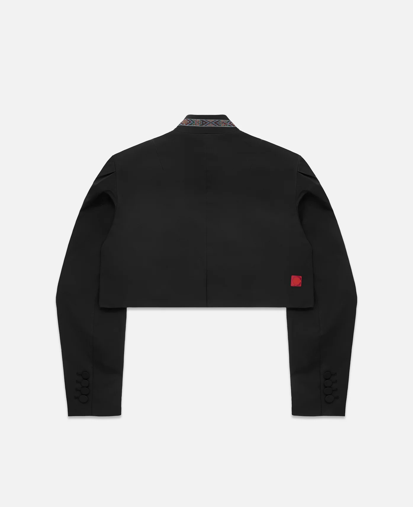 Women's Stand Collar Jacket (Black) - Image 3