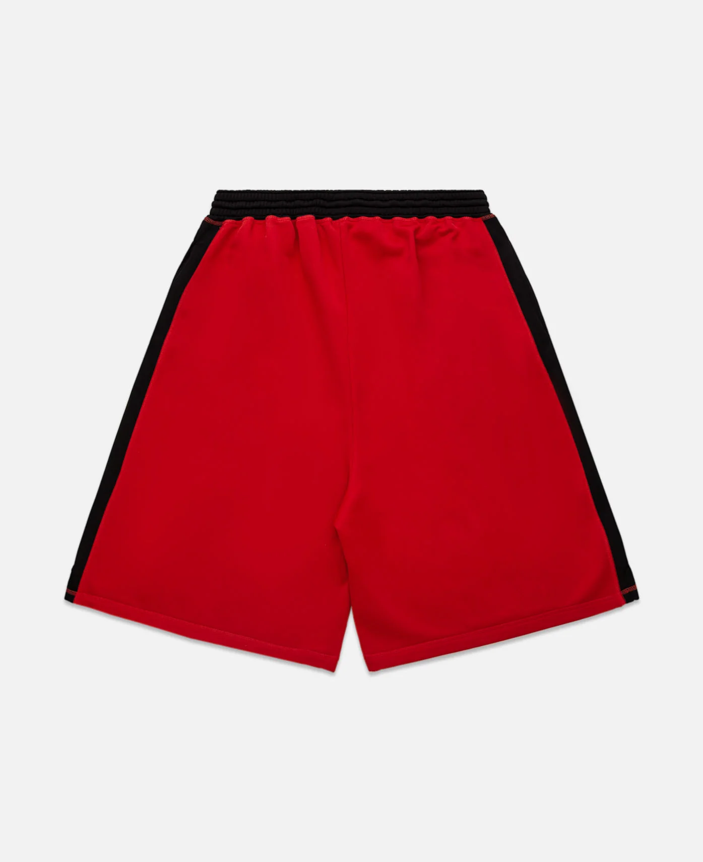 Nylon Interlock Basketball Shorts (Red) - Image 3