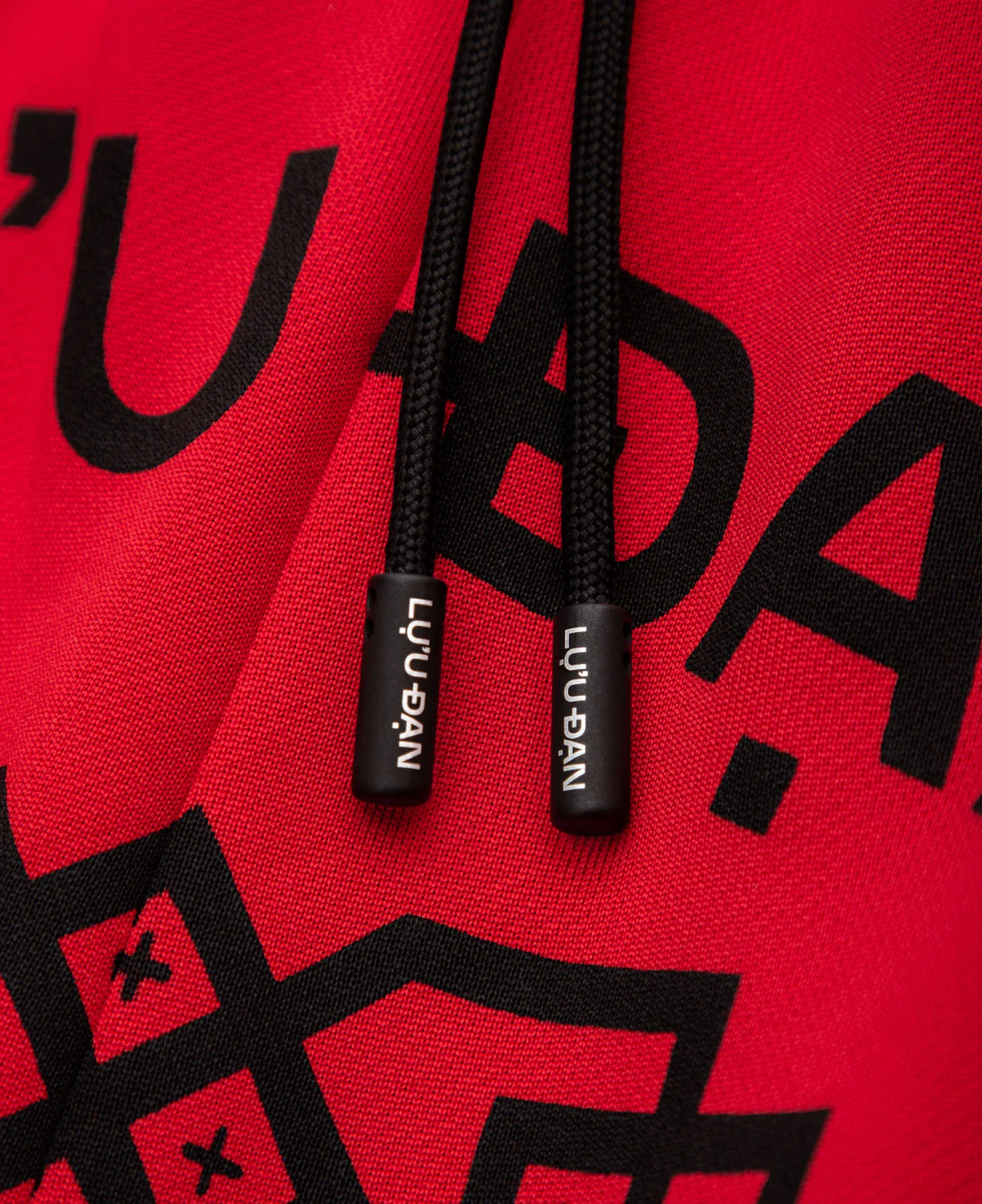 Nylon Interlock Basketball Shorts (Red) - Image 4