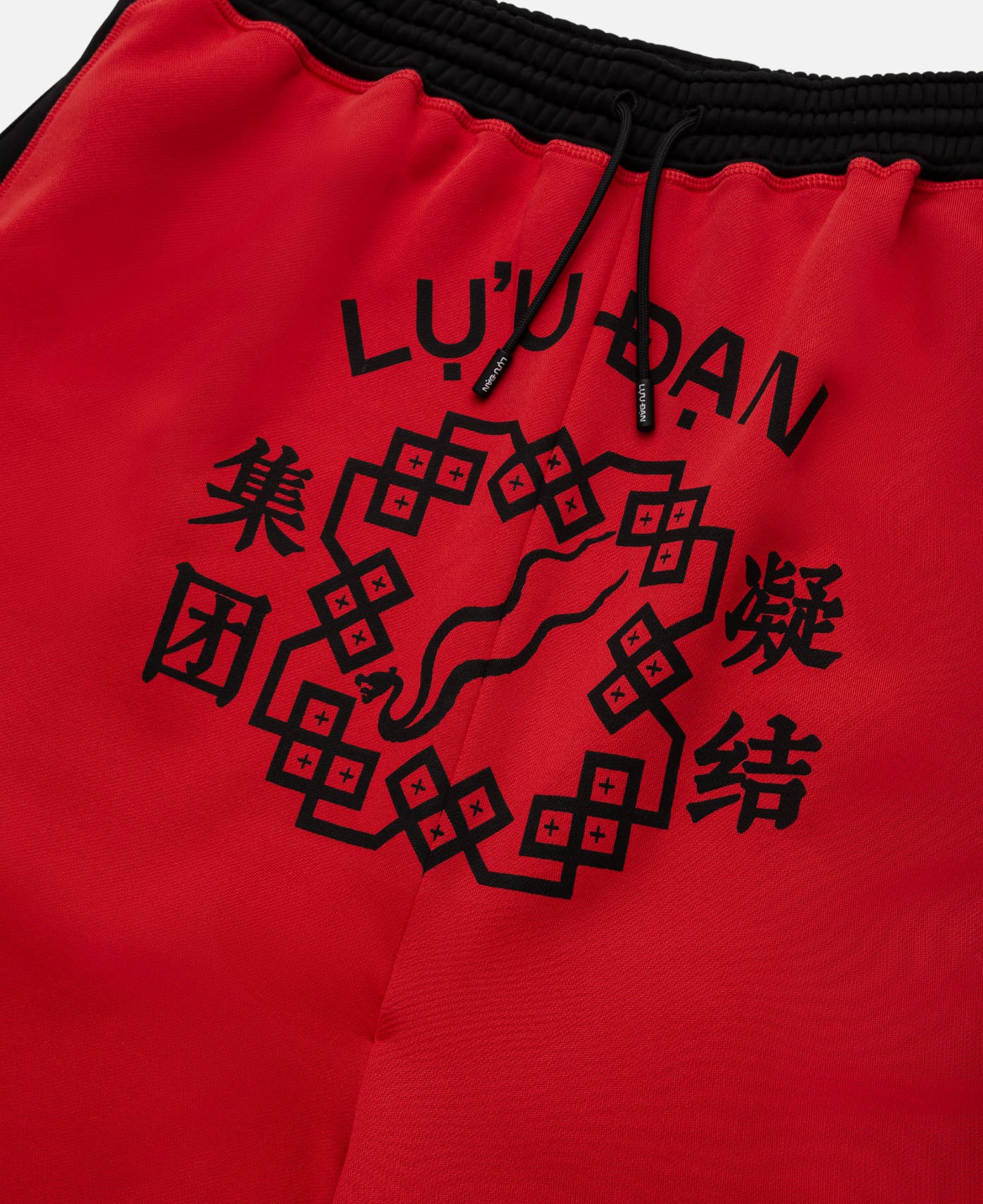 Nylon Interlock Basketball Shorts (Red) - Image 5