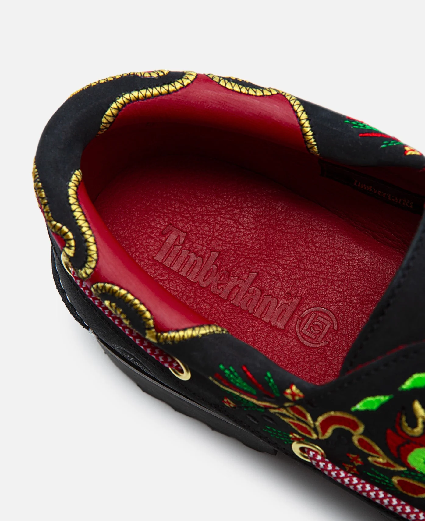 Women's Noreen 3-Eye Lug Handsewn Boat Shoes (Black) - Image 8