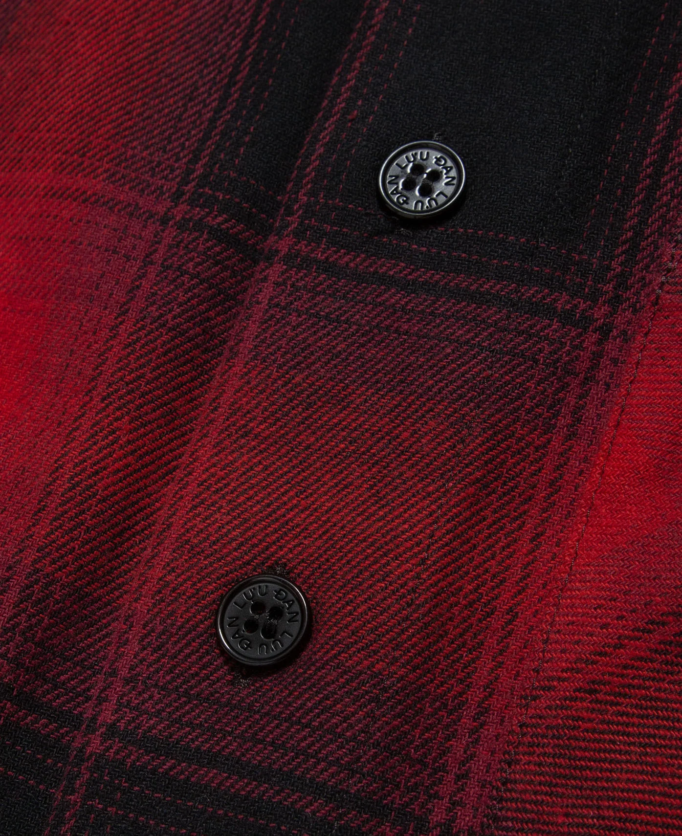 Unisex Relaxed Long Sleeve Shirt (Red) - Image 4