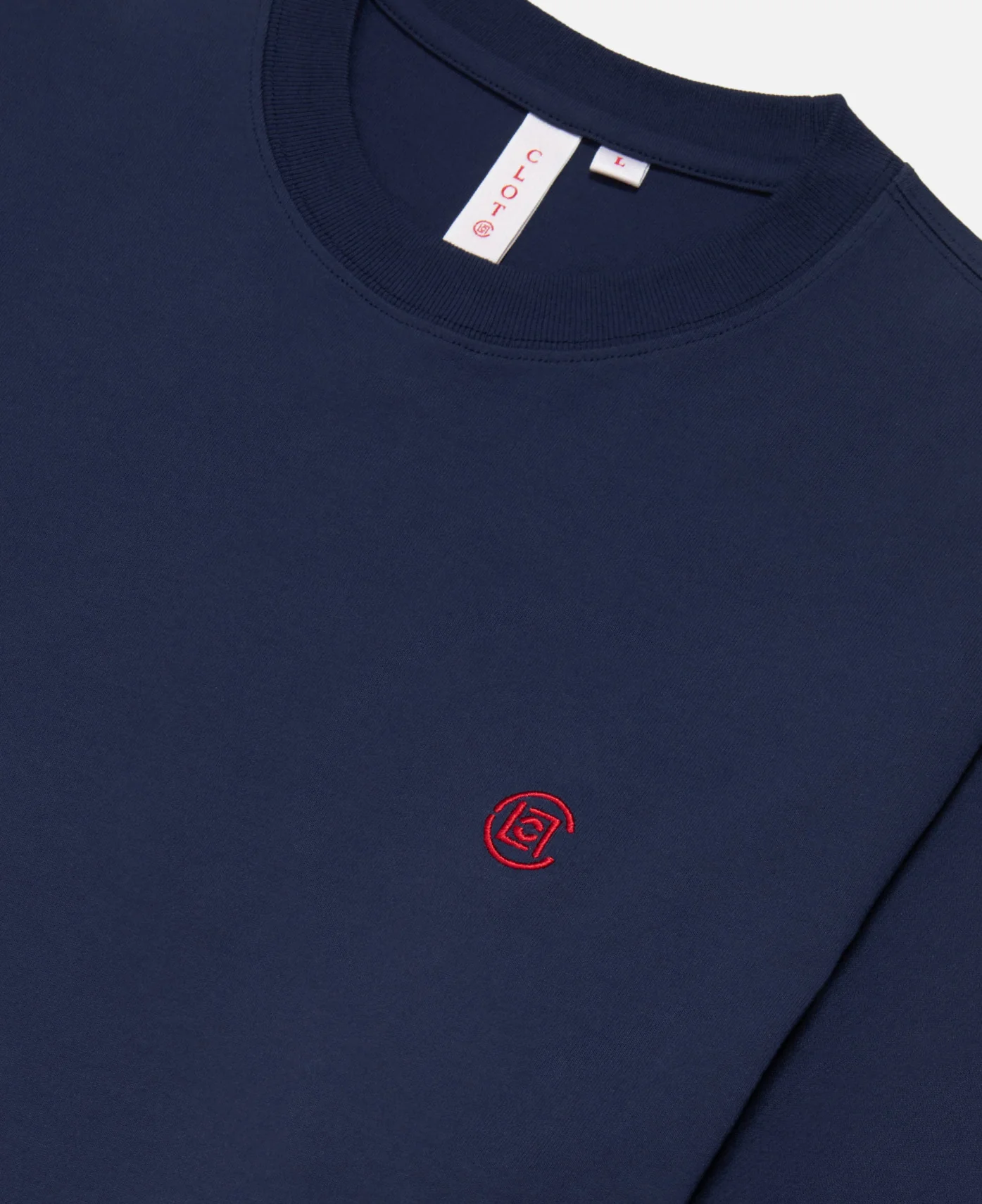 Small Logo L/S T-Shirt (Navy) - Image 3